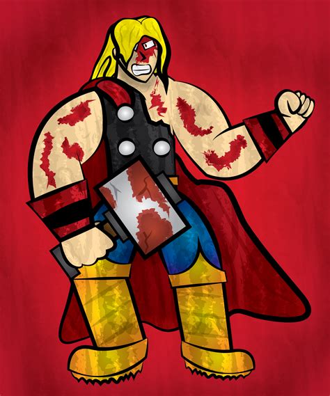 Adobe Illustrator: Death Battle Thor by MegaMario2001 on DeviantArt