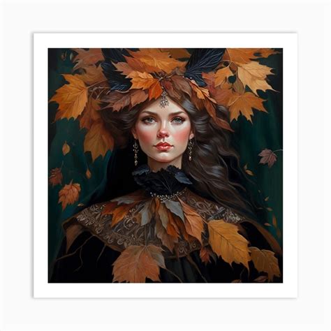 Autumn Fairy Art Print by AIArtNation - Fy