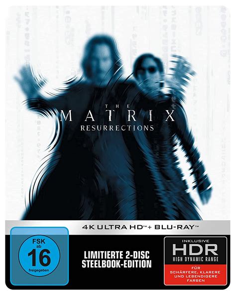 Matrix Resurrections Ultra HD Blu Ray Blu Ray Im Steelbook 1 Ultra