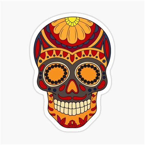 Calavera Sticker By Romansgallery Redbubble