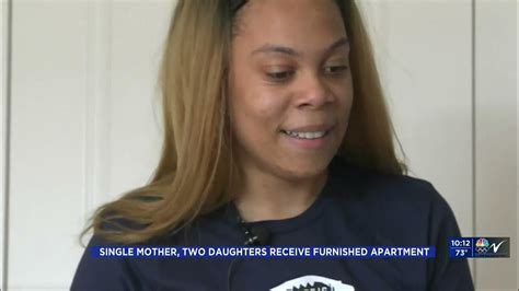 News Single Mom And Two Daughters Emerge From Homelessness Move Into