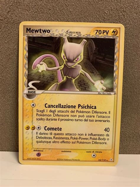 Pokemon Mewtwo Rare EX Holon Phantoms Italien 24 110 Kaufen Auf Ricardo