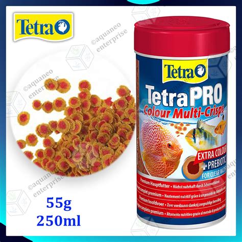 Tetra Pro Color Multi Crisps 250ml 55g Tropical Fish Food Shopee