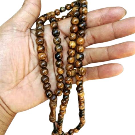 Kayu Agarwood Tasbih Mm Tasbig Agarwood Original Grains Shopee