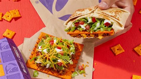 Taco Bell S Newest Menu Items Include A Cheez It 16 Times Bigger Than