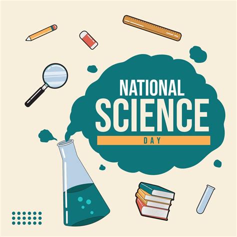 National Science Day Celebration in India. 28 February 19485467 Vector ...