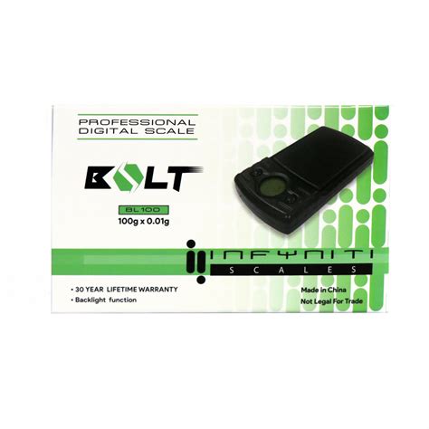 Bolt Digital Pocket Scale 100g X 001g Infyniti Scales