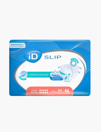 ID Slip Maxi Prime Cloth Backed Diaper Diaper Minister