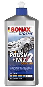 SONAX Polish Wax Color schwarz 250 ml Mittelstarke Politur für