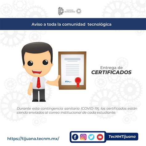 Entrega de Certificados Electrónicos Tecnológico Nacional de México