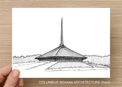 COLUMBUS INDIANA ARCHITECTURE - North Christian Church, Eero Saarinen ...