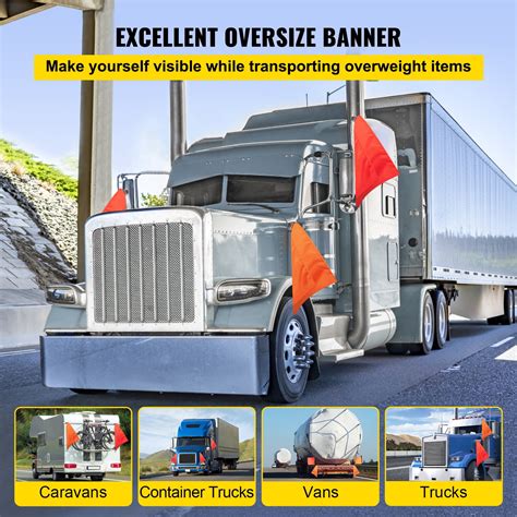 Buy Vevor Oversized Load Banner Oversize Banner With Inch X Inch