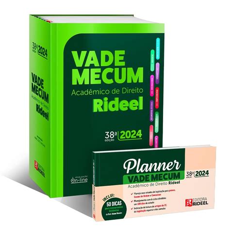 Vade Mecum Acad Mico De Direito Rideel Edi O Planner De