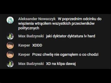 Blunix pozbywa się przeciwników politycznych YouTube