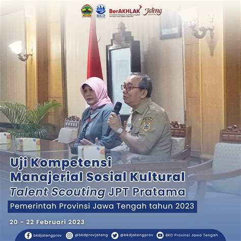 Uji Kompetensi Manajerial Dan Sosial Kultural Talent Scouting Jpt