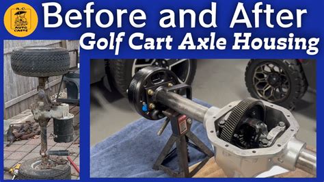 Part Refurbishing A Ezgo Marathon Rear Axle New Shaft Seals