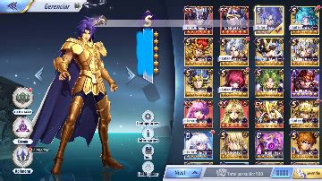 Conta Ssa Global Lvl C Manigold Saint Seiya Awakening Ggmax