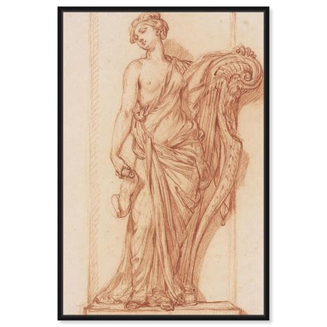 Art Remedy The Muse Terpsich Canvas Classic Nude Art By Art Remedy