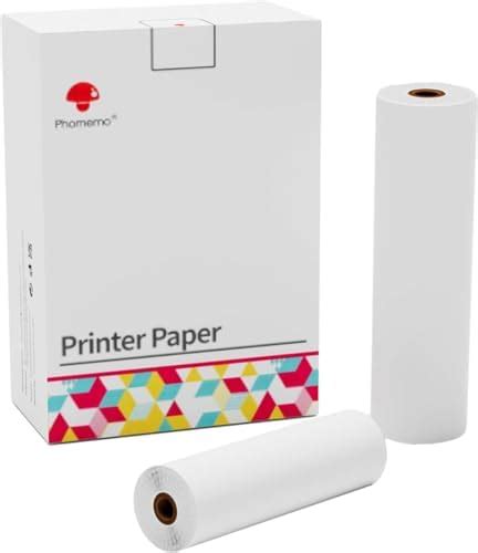 Amazon Phomemo 2 Roll US Letter Size Thermal Printing Paper Quick