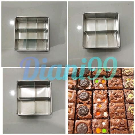 Jual Loyang Sekat Brownies X X Cm Shopee Indonesia