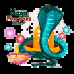 Naga Panchami Brown Snake Candles And Plants Png Images Psd Free