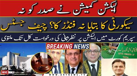 Punjab Polls SC Adjourns Hearing On ECP Review Petition Till Tomorrow