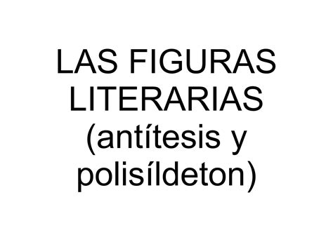 Trabajo Lengua Figuras Literarias Ppt