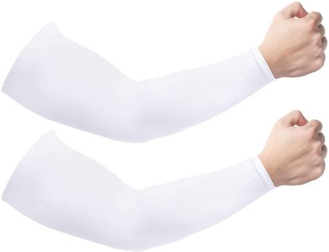 2 Pairs Sun Uv Protection Cooling Arm Sleeves For Men And Women Upf 50