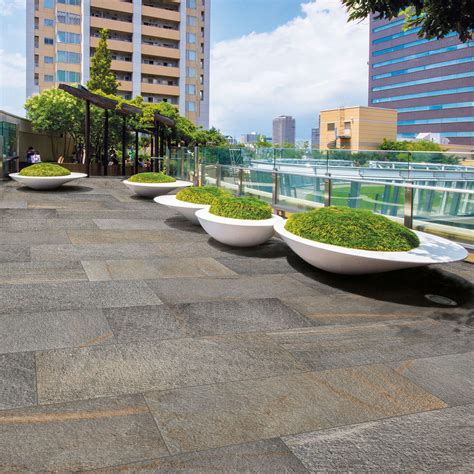 Outdoor Tile LUSERNA MULTICOLOR Ceramica Rondine Garden Floor