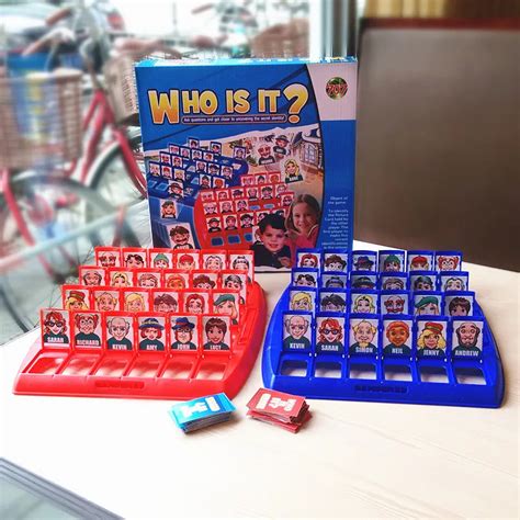 Who Is It? Board game Baby Birthday Gift Desktop Funny Game Memory ...