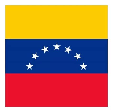 Bandera Venezuela 90 X 60 Cm Estampada 7 Estrellas Reforzada | Cuotas ...