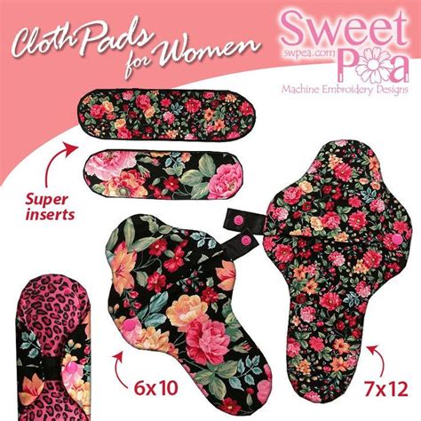 Cloth Pads For Women 6x10 7x12 Cloth Pads Diy Cloth Pads Sewing