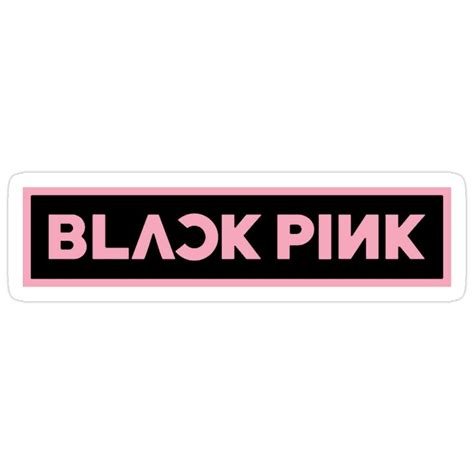 Buy Vijk Kor Blackpink Logo Stickers Pcs Pack Online At Desertcartindia