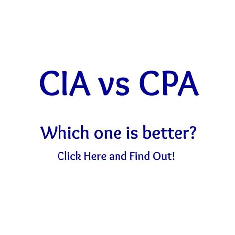 2018 Cia Vs Cpa Which Is Better Career Comparison