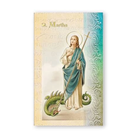 Saint Biography Folder St Martha Reilly S Church Supply Gift