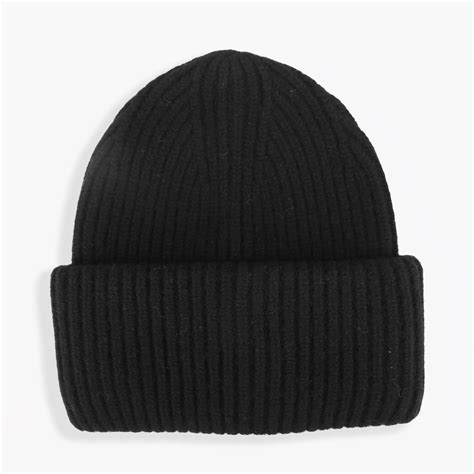 Blank High Cuffed Merino Wool Beanies - 1338