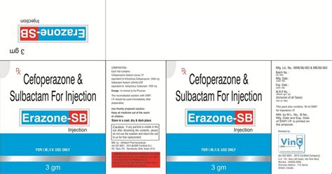 Injection Cefoperazone Sulbactam Gm At Rs Piece Pharmaceutical