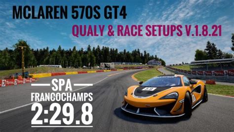 Mclaren S Gt Spa E Sports Setups Quali Race V Share Your