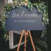 Welkomstbord Welcome To Our Wedding Velvet Green Verhuur Styling