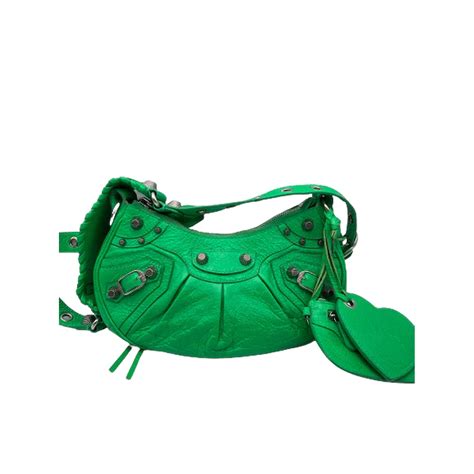 BALENCIAGA Handbags T Leather Green Ref 855245 Joli Closet