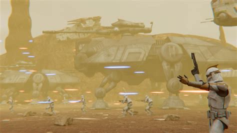 [100+] The Battle Of Geonosis Wallpapers | Wallpapers.com