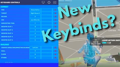 How To Get Used To Your New Keybinds Fast In Fortnite Mouse And