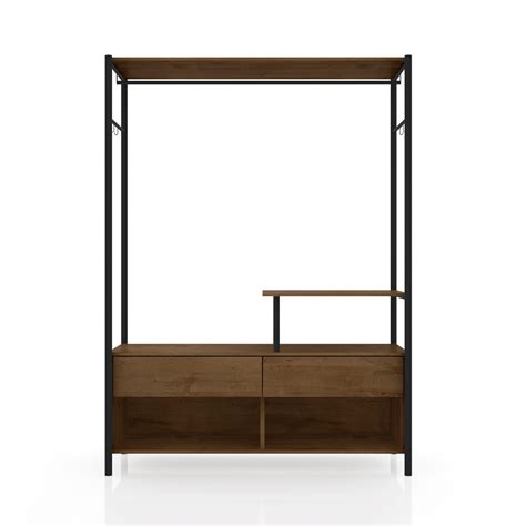 Guarda Roupa Closet Modulado Barcelona Preto Demoli O Artefamol Decorbiz