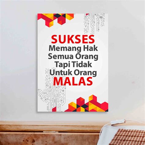 Jual Hiasan Dinding Kamar Kata Kata Motivasi Sukses Pajangan Dinding