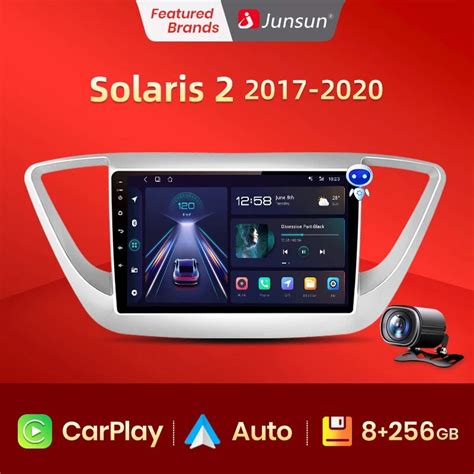 Junsun V Pro Ai Voice Din Android Auto Radio For Hyundai Solaris