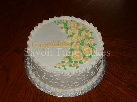 Anniversary Cake With Yellow Roses Savoir Faire Cakes Flickr