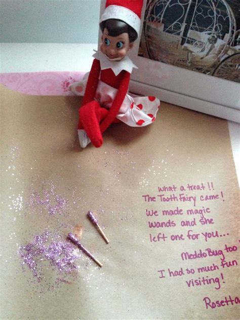 Elf On The Shelf Ideas Elf On The Shelf Meets The Tooth Fairy