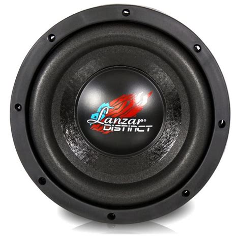 Lanzar Car Subwoofer Audio Speaker 8in Black Non Pressed Paper Cone