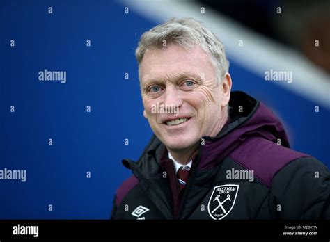 West Ham United Manager David Moyes During The Premier League Match At