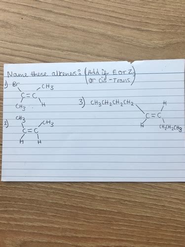 Chemistry Alkenes Alkanes Flashcards Quizlet